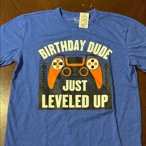 The Children's Place Blue 'Birthday Dude' Tee